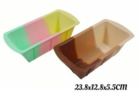 Molde silicona tricolor budin ingles